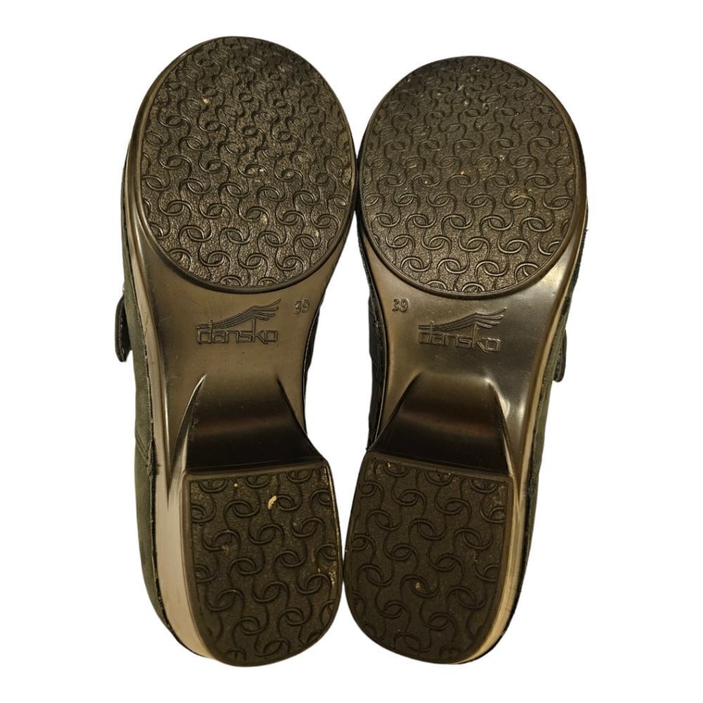 DANSKO Tamara Professional Clog Mule‎ Black Buckle Nursing Work Shoe - Size 38 - Picture 5 of 9